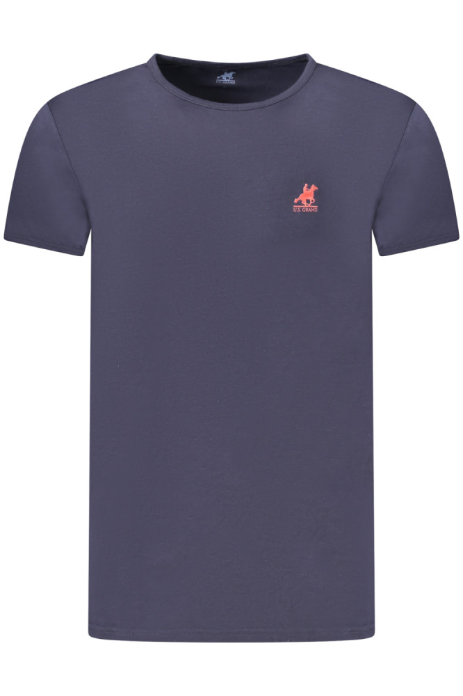 U.S. GRAND POLO Perfektné Pánske Tričko Krátky Rukáv modrá