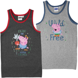 UNITED LABELS Peppa Pig Boy Singlets Pack of 2 0129723