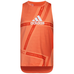 Adidas adidas Fitness top bez rukvov pre dievat FM5833
