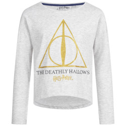 Harry Potter Harry Potter a Dary smrti Detsk top s dlhm rukvom siv