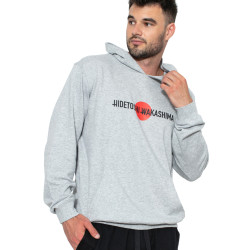 HIDETOSHI WAKASHIMA HIDETOSHI WAKASHIMA "1st" Men Oversized Hoody grey