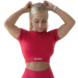 JELEX JELEX "Chiara" Women Fitness Short-sleeved Top red