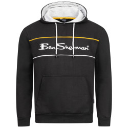 BEN SHERMAN BEN SHERMAN Two Colour Panel Men Hoody 0067811-BLACK