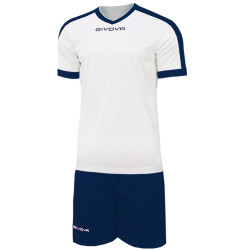 Givova Givova Kit Revolution Futbalov dres so ortkami white navy