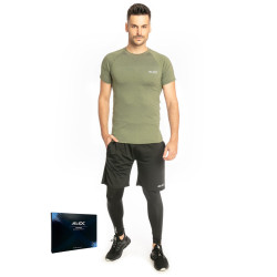 JELEX JELEX Sportinator Men Fitness Set 3 pieces army green-black