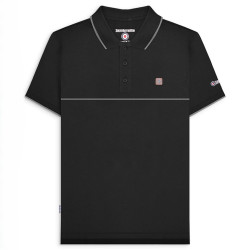 Lambretta Lambretta Pnska polokoea s pruhom na hrudi SS1225-BLK/GRY