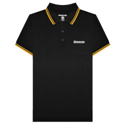 Lambretta Lambretta Twin Tipped Men Polo Shirt SS1608-2-BLK/GOLD