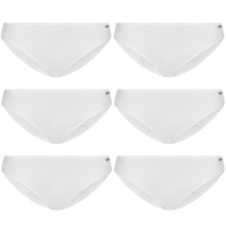 MONT EMILIAN MONT EMILIAN "Lille" Women Briefs Pack of 6 white