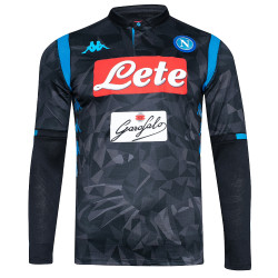 Kappa SSC Napoli Kappa Kombat Gara Men Long-sleeved Jersey 3032TE0-BLACK FANTASY