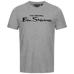 BEN SHERMAN BEN SHERMAN Flocked Logo Men T-shirt 0076268G-009