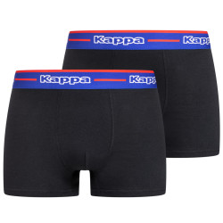 Kappa Kappa Men Boxer Shorts Pack of 2 322914W-Black/Blue