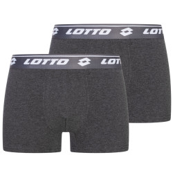 Lotto Lotto Men Boxer Shorts Pack of 2 white/anthracite 397857