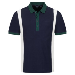 BEN SHERMAN BEN SHERMAN Vintage Sports Men Polo Shirt 0076367-MARINE