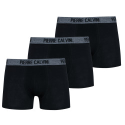 PIERRE CALVINI PIERRE CALVINI Hipster Men Boxer Shorts Pack of 3 Black 6130-B-4