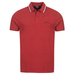 BEN SHERMAN BEN SHERMAN Pnska polokoea s dvojitou pikou 0076270-RED