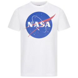 NASA Perfektn Pnske Triko Krtky Rukv Biela