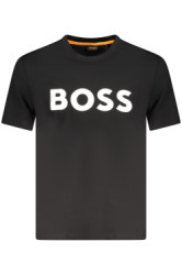Boss Perfektn Pnske Triko Krtky Rukv ierna