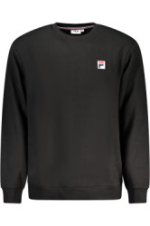 FILA Fila Felpa Senza Zip Uomo Nero