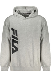 FILA Fila Felpa Senza Zip Uomo Grigio