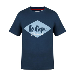 Lee Cooper Logo Pnske Triko Modr