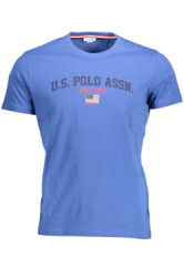 U.S. POLO Perfektn Pnske Triko Krtky Rukv Modr