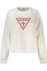 Dmska Mikina bez zipsu GUESS JEANS Biela