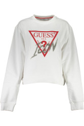 Dmska Mikina bez zipsu GUESS JEANS Biela