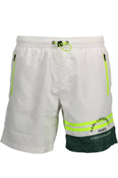 KARL LAGERFELD BEACHWEAR Perfektn Pnske Plavky Biela