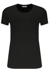 PATRIZIA PEPE Patrizia Pepe T Shirt Maniche Corte Donna Nero