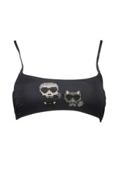 KARL LAGERFELD BEACHWEAR Perfektn Dmske Plavky Vrchn diel ierna