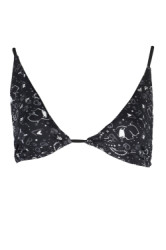 KARL LAGERFELD BEACHWEAR Perfektn Dmske Plavky Vrchn diel ierna