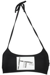 KARL LAGERFELD BEACHWEAR Perfektn Dmske Plavky Vrchn diel ierna
