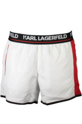KARL LAGERFELD BEACHWEAR Perfektn Pnske Plavky Biela