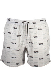 KARL LAGERFELD BEACHWEAR Perfektn Pnske Plavky Biela