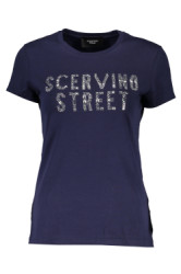 SCERVINO STREET Perfektn Dmske Triko Krtky Rukv Modr