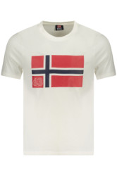 NORWAY 1963 Perfektn Pnske Triko Krtky Rukv Biela