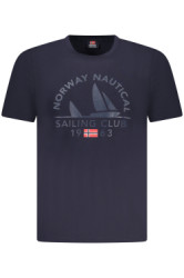 NORWAY 1963 Perfektn Pnske Triko Krtky Rukv modr