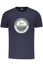 NORWAY 1963 Perfektn Pnske Triko Krtky Rukv Modr