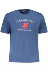 U.S. GRAND POLO Perfektn Pnske Triko Krtky Rukv Modr