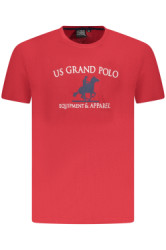 U.S. GRAND POLO Perfektn Pnske Triko Krtky Rukv erven
