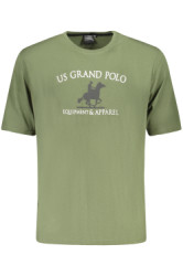 U.S. GRAND POLO Perfektn Pnske Triko Krtky Rukv Zelen