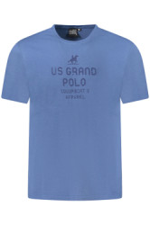 U.S. GRAND POLO Perfektn Pnske Triko Krtky Rukv modr