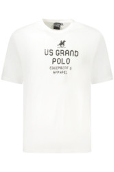 U.S. GRAND POLO Perfektn Pnske Triko Krtky Rukv Biela