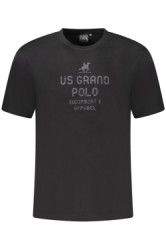 U.S. GRAND POLO Perfektn Pnske Triko Krtky Rukv ierna