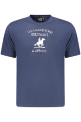 U.S. GRAND POLO Perfektn� P�nske Tri�ko Kr�tky Ruk�v modr�