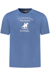 U.S. GRAND POLO Perfektn� P�nske Tri�ko Kr�tky Ruk�v modr�