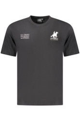 U.S. GRAND POLO Perfektn� P�nske Tri�ko Kr�tky Ruk�v �ierna