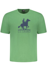 U.S. GRAND POLO Perfektn Pnske Triko Krtky Rukv Zelen