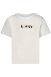 K-WAY K Way Triko s krtkym rukvom Detsk biele