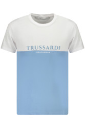 TRUSSARDI Perfektn Pnske Triko Krtky Rukv Svetlo modr